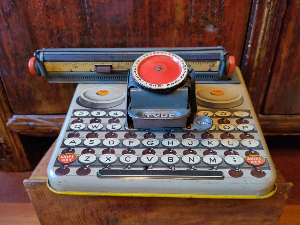 Antieke Amerikaanse Speelgoed Typemachine, Ophalen of Verzenden