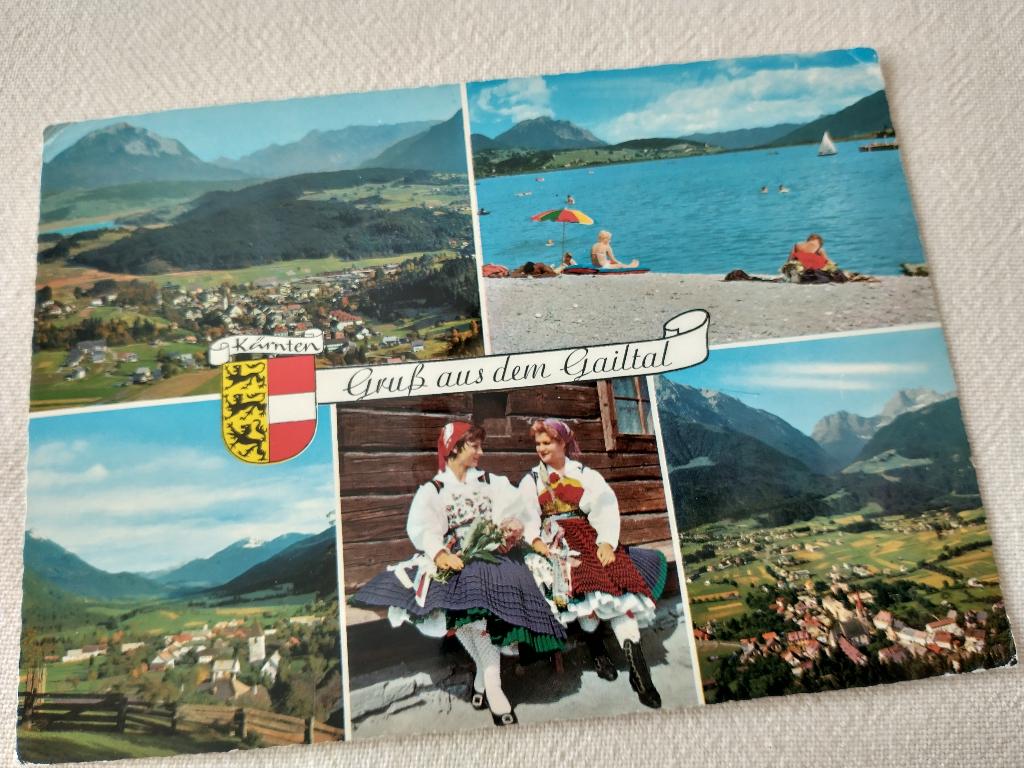 Gruss aus dem Gailtal - 5 afb. + wapen Kärnten, Ophalen of Verzenden, 1960 tot 1980, Gelopen, Oostenrijk