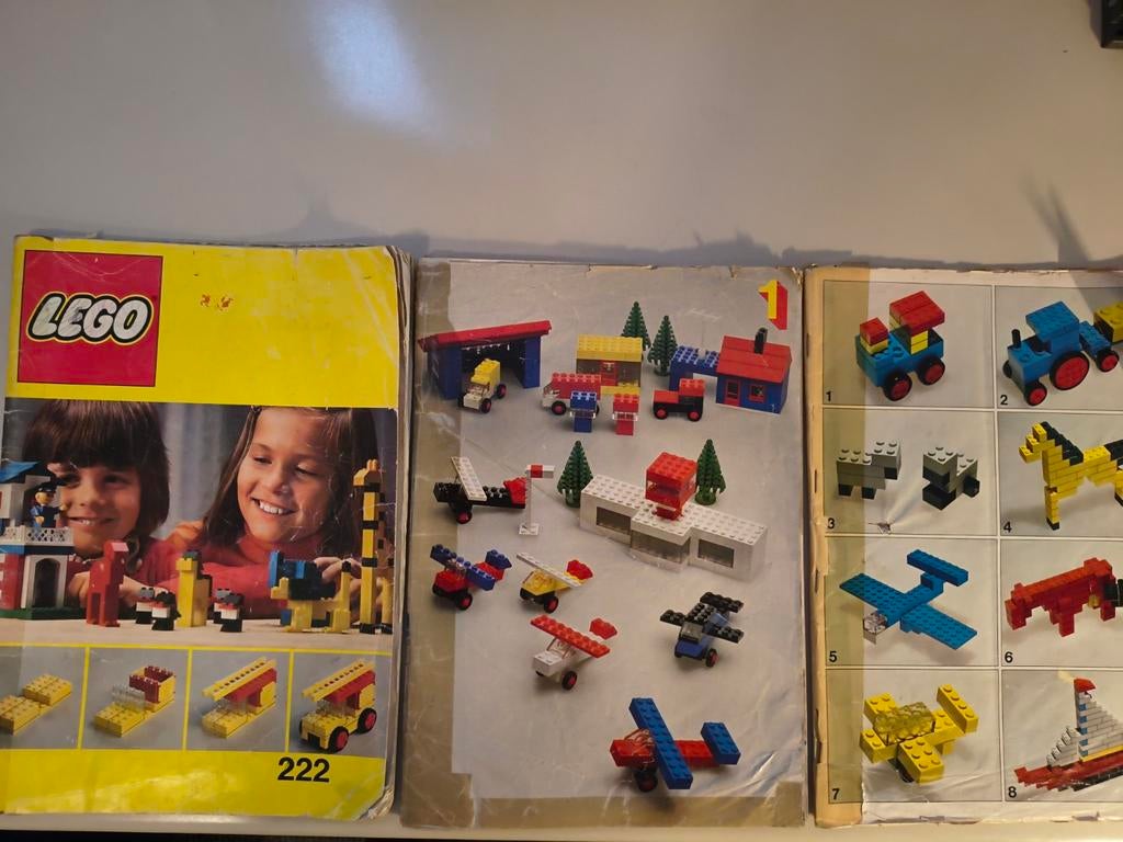 3x Lego voorbeelden boek waarvan 2x 222 en 1x?, Ophalen of Verzenden, Gebruikt, Lego