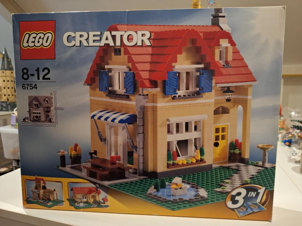 lego 6754, woon huis, Kinderen en Baby's, Speelgoed | Duplo en Lego, Ophalen of Verzenden, Nieuw, Complete set, Lego
