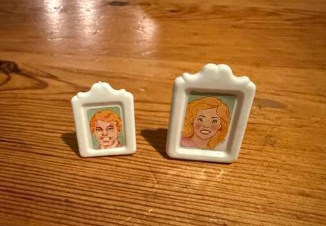 Living Roll top desk & bookcase 1989 - fotolijstjes, Ophalen of Verzenden, Gebruikt, Barbie