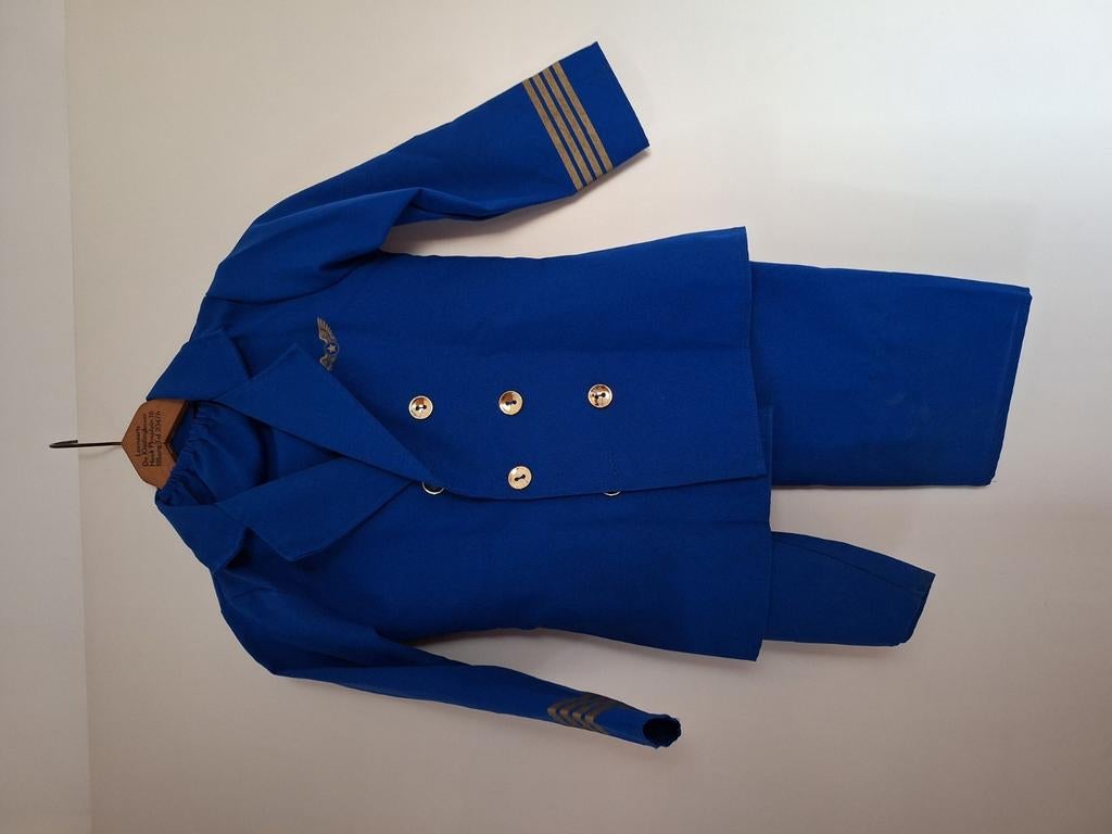 Pilotenpak 128, Kinderen en Baby's, Carnavalskleding en Verkleedspullen, Ophalen of Verzenden, Zo goed als nieuw, 122 t/m 128