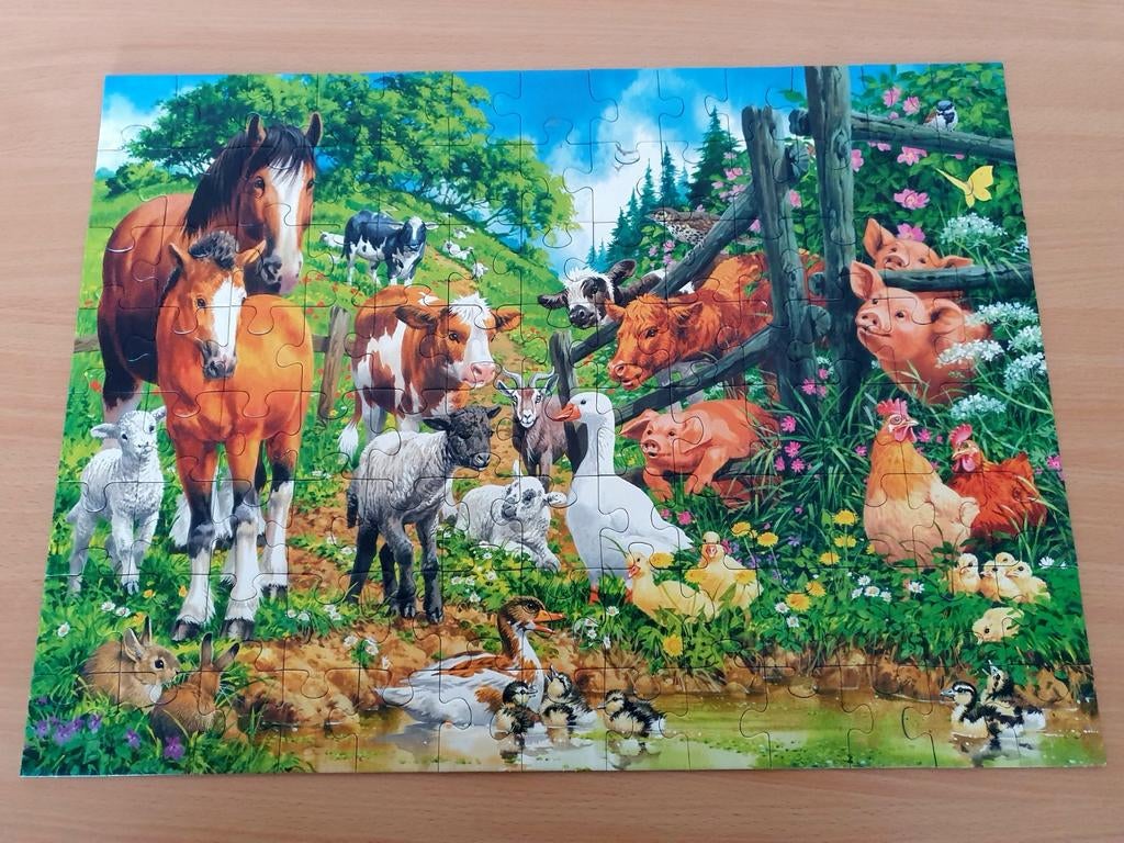 5 Ravensburger (kinder)legpuzzels., Ophalen of Verzenden, Minder dan 500 stukjes, Zo goed als nieuw