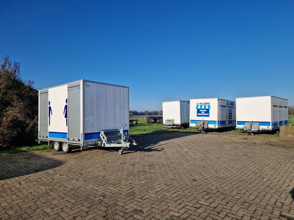 Toiletwagen verhuur, Hobby en Vrije tijd, Feestartikelen | Verhuur, Ophalen, Nieuw, Verjaardag