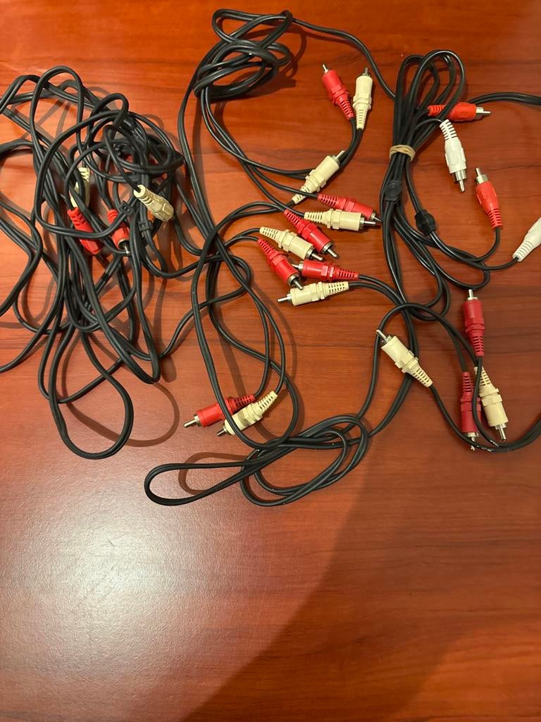 Diverse RCA Kabels - Audio/Video, Ophalen of Verzenden, Gebruikt, Minder dan 2 meter, Interlink-kabel