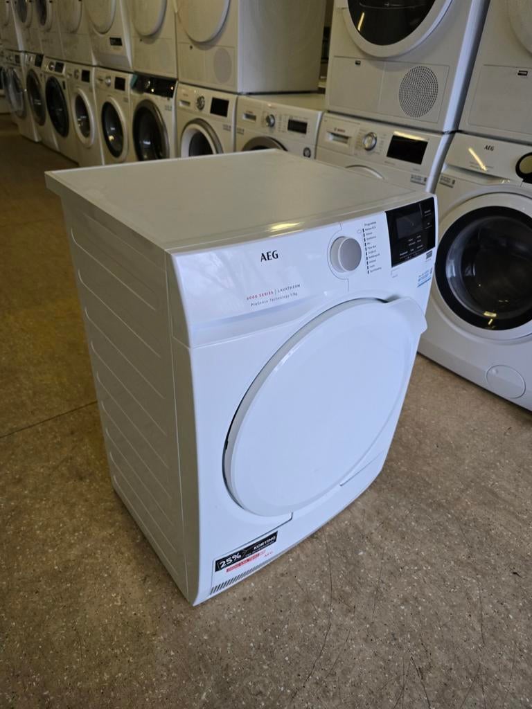 AEG 6000 Series condensdroger | 7 kilo | Gratis thuis 🚚✅️, Jirnsum, 6 tot 8 kg, Anti-kreukfase, Zo goed als nieuw