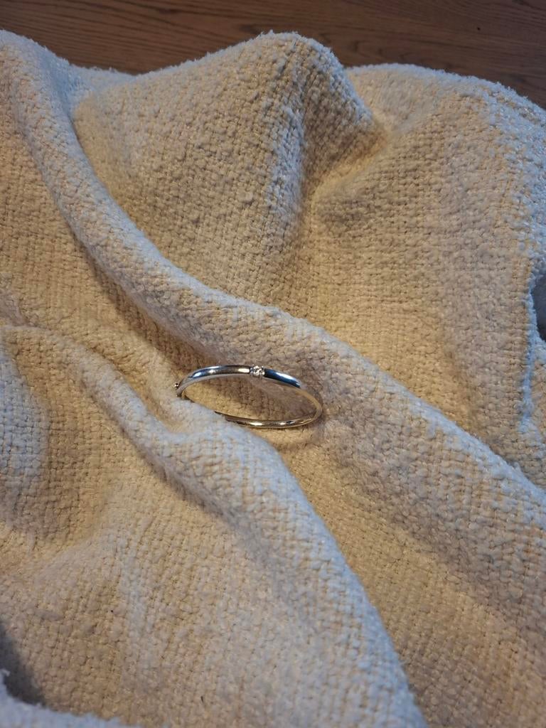 Zilveren slavenarmband, Sieraden, Tassen en Uiterlijk, Armbanden, Ophalen of Verzenden, Zo goed als nieuw, Zilver, Zilver