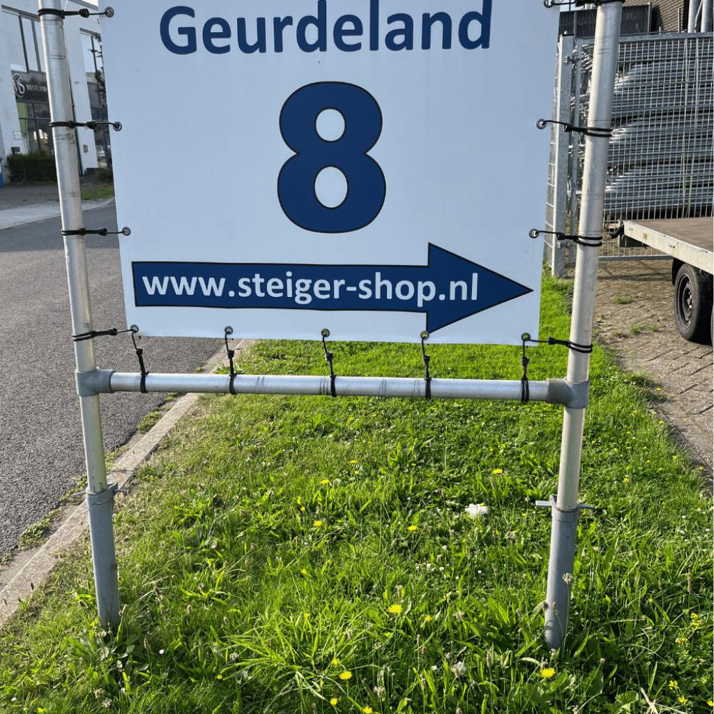 Verkeersbord houder/Grondpot, Ophalen, Nieuw