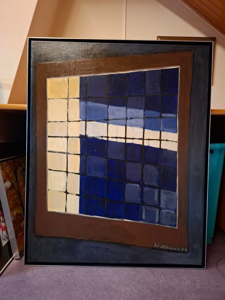 Natalie van den Eerenbeemd. Schilderij op doek, Antiek en Kunst, Ophalen