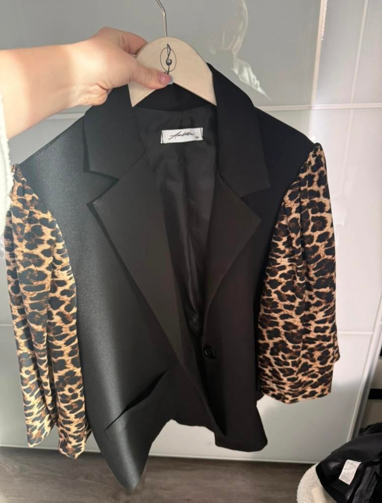 Tijgerprint blazer, Overige kleuren, Verzenden, Zo goed als nieuw, Jasje