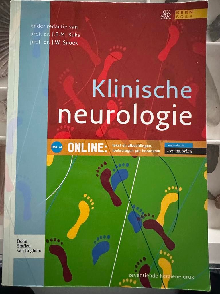 Klinische Neurologie, 17e druk - Geneeskunde studieboek, Ophalen of Verzenden, Beta, Gelezen, WO