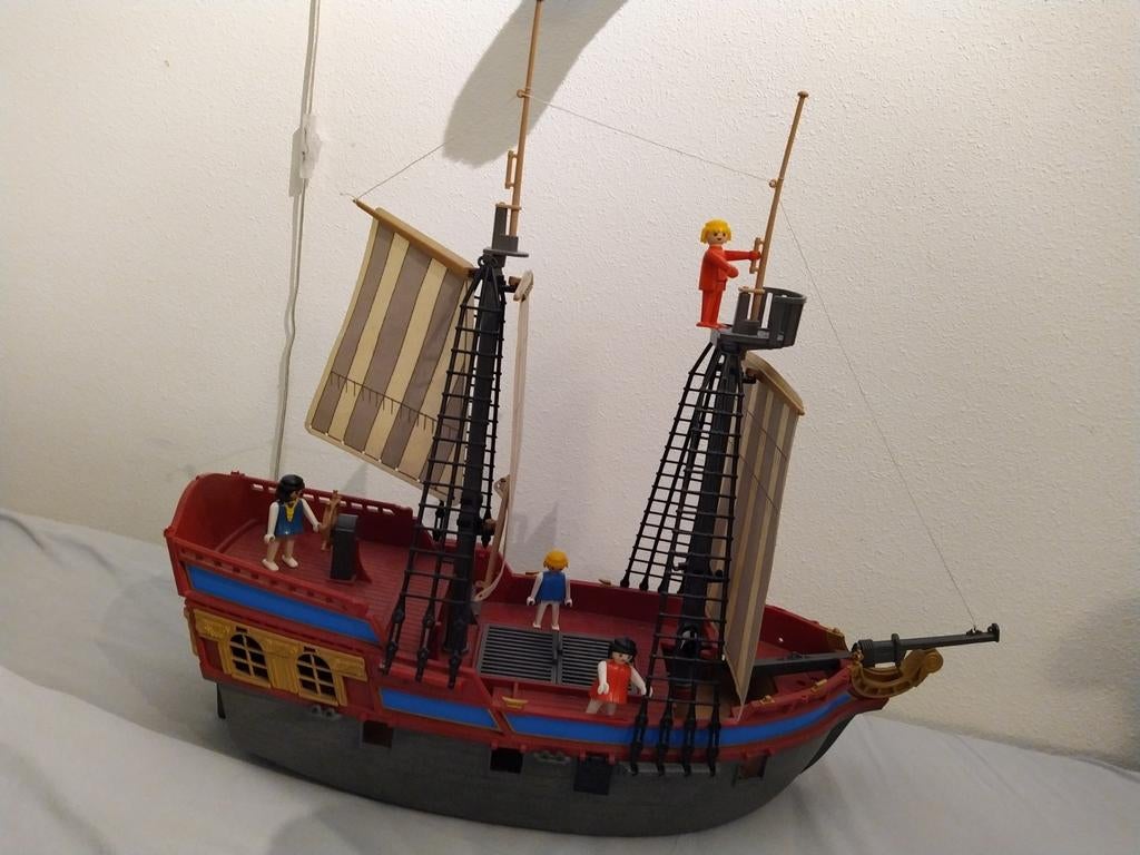 Playmobil stoer piratenschip / boot / schip, Ophalen of Verzenden, Gebruikt