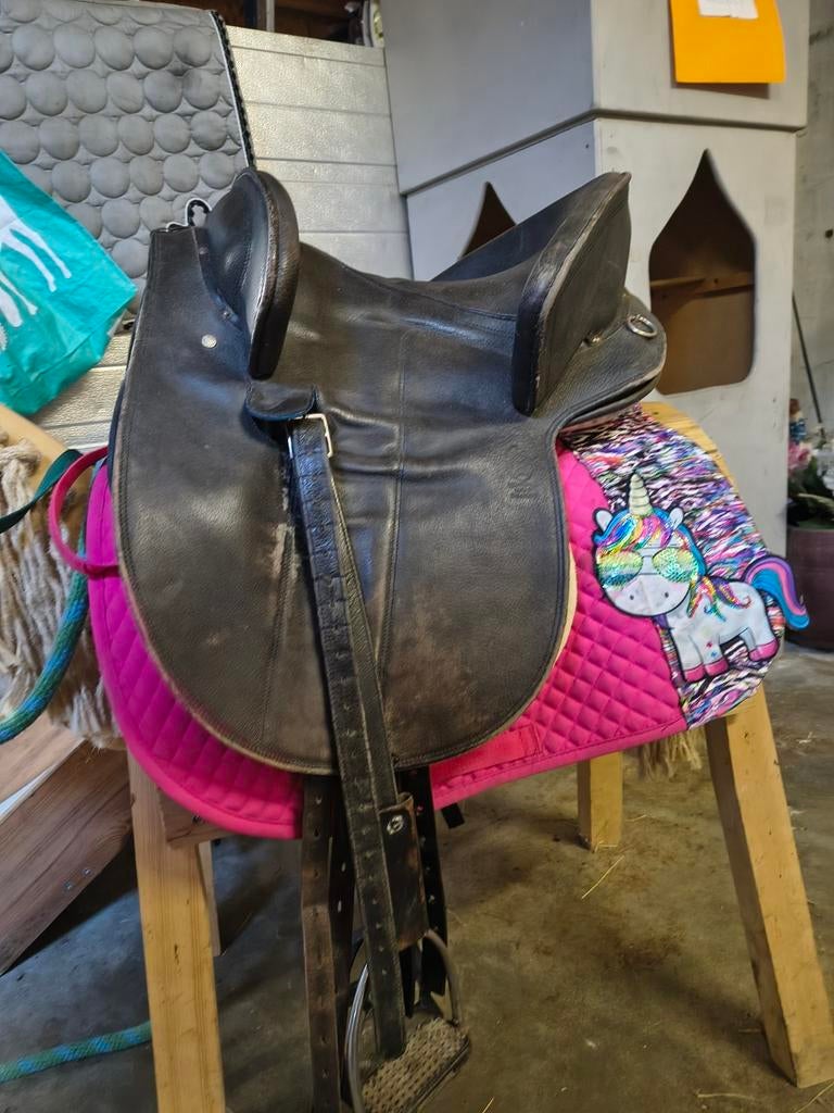 Heerlijk zadel Monturas Lucas Talavera en Ghost zadel, Ophalen of Verzenden, Gebruikt