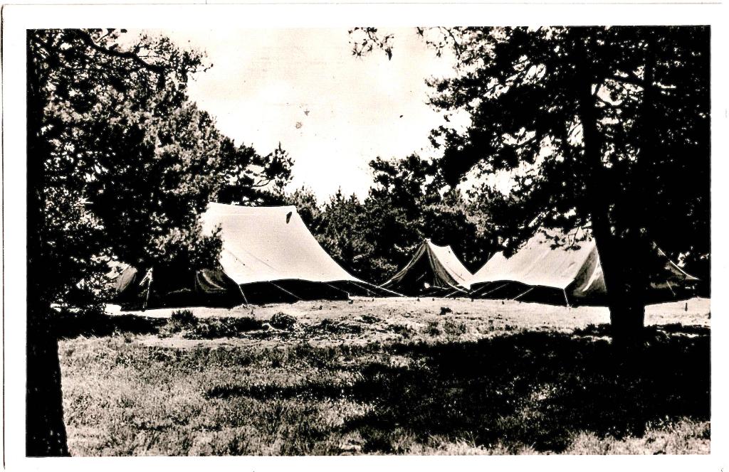 Oud-Leusden (U), CJMV-kamp Achterkamp gelopen 1953, Verzenden, 1940 tot 1960, Gelopen, Utrecht