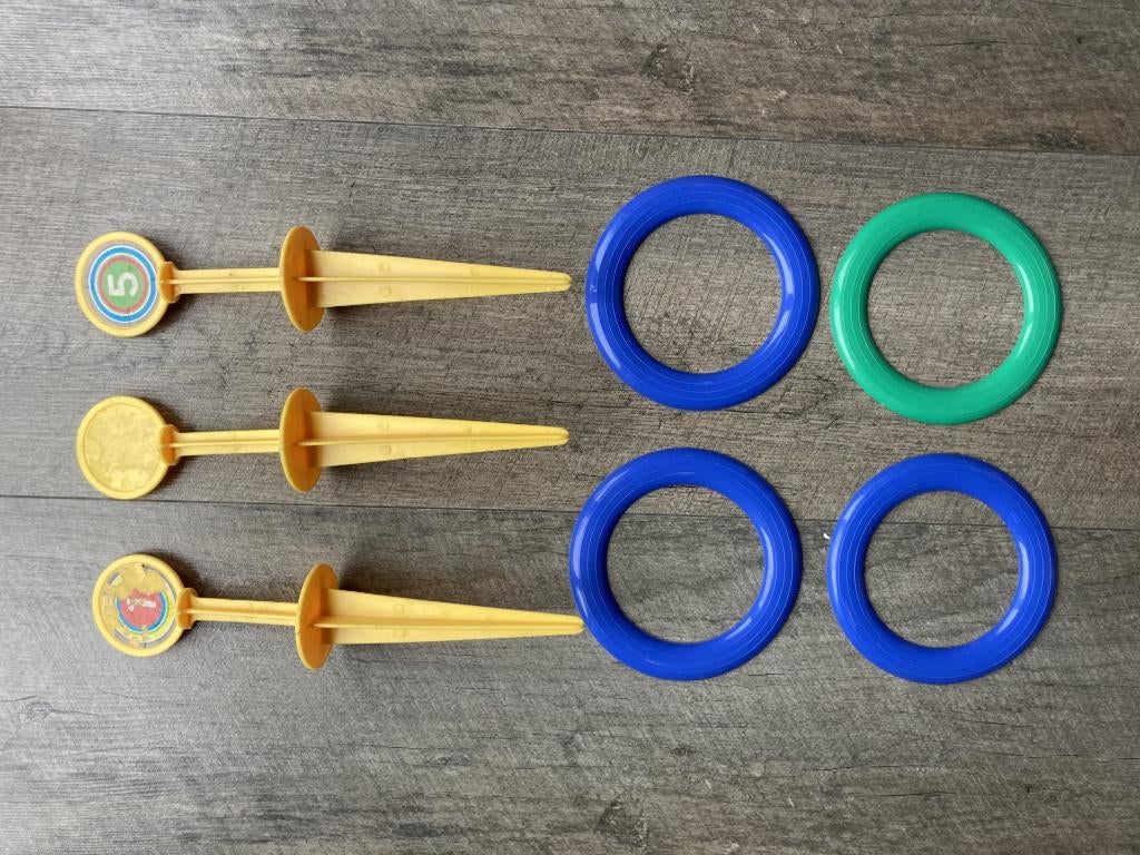 Ringenwerpspel incl. 5 ringen, Ophalen of Verzenden, Gebruikt