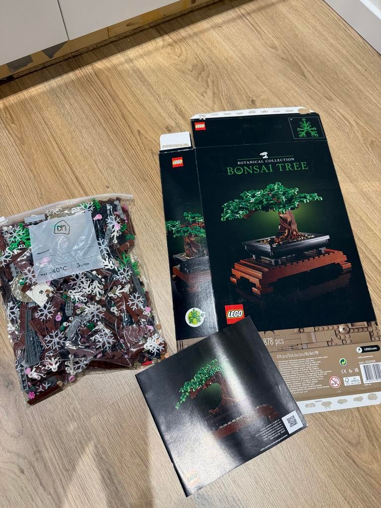 LEGO 10281 Botanical Bonsai Boom, Ophalen of Verzenden, Zo goed als nieuw, Complete set, Lego