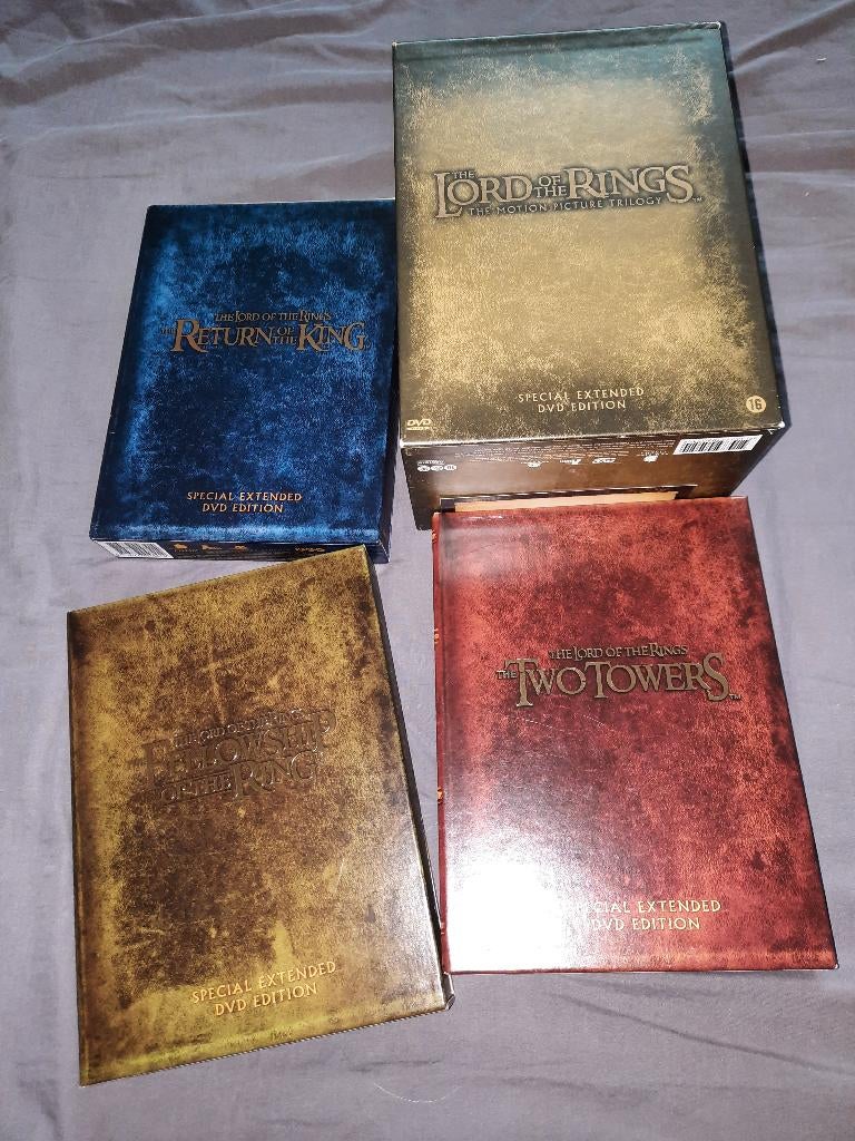 dvd Lord Of The Rings Extended Trilogy, Verzamelen, Lord of the Rings, Ophalen, Zo goed als nieuw, Overige typen