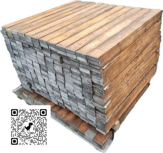 Planken / latten - hardhout 25x80 mm € 1,75 p/s incl. btw, Tuin en Terras, Ophalen, Planken, Nieuw, Hardhout