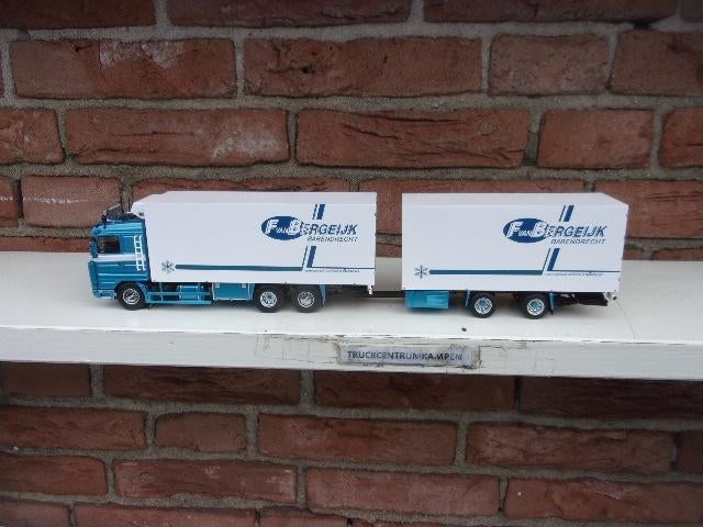 Tekno  Scania  143 - 450  van  F.  van  Bergeijk, Hobby en Vrije tijd, Modelauto's | 1:50, Ophalen of Verzenden, Nieuw, Bus of Vrachtwagen