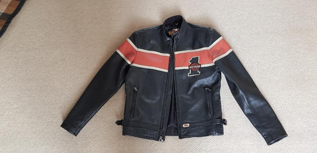 Harley Davidson Victory Lane Leather jacket, 2 stuks, Ophalen, Nieuw met kaartje, Kinderen, Jas | leer