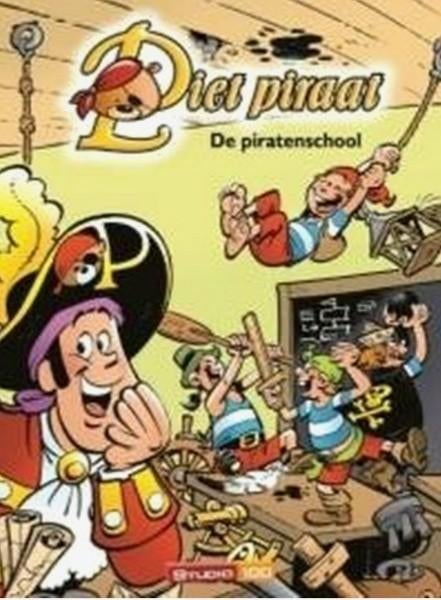Piet Piraat De piratenschool hardcover ZGAN, Boeken, Ophalen of Verzenden, Zo goed als nieuw, Fictie algemeen