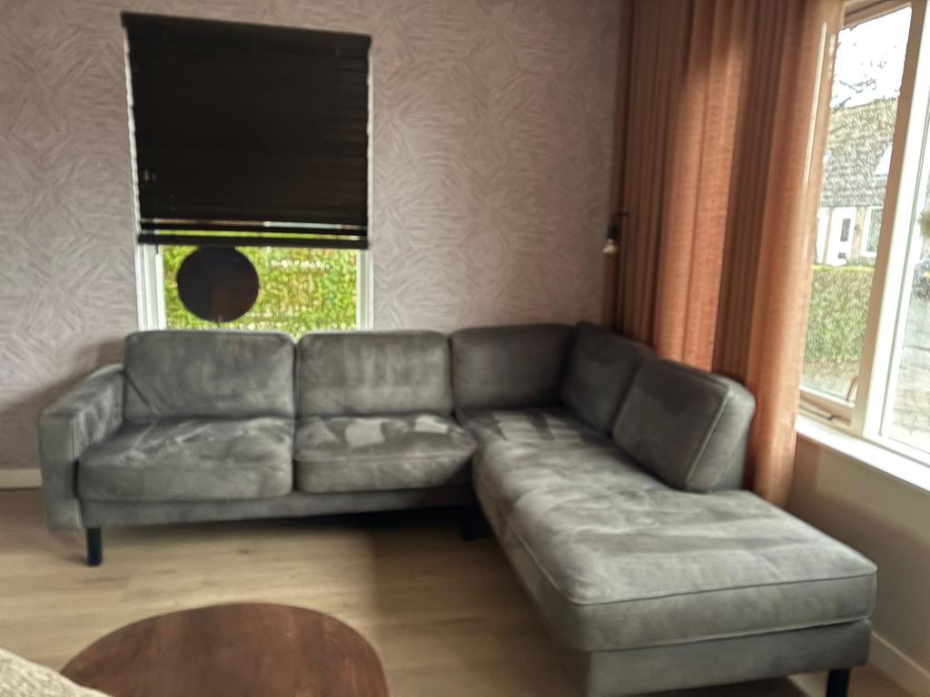 Hoekbank 2.45 x 2.00, Huis en Inrichting, Ophalen, 250 tot 300 cm, Gebruikt, Hoekbank