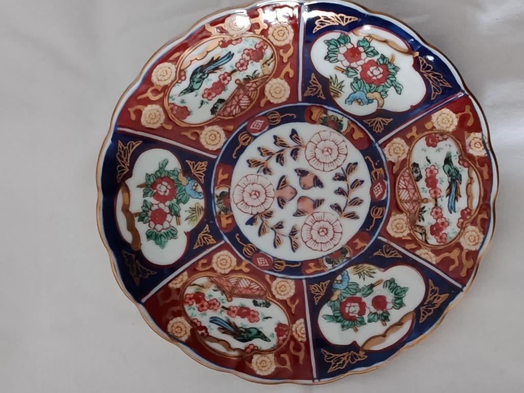 Goud Imari bordjes, set van 2, Ophalen