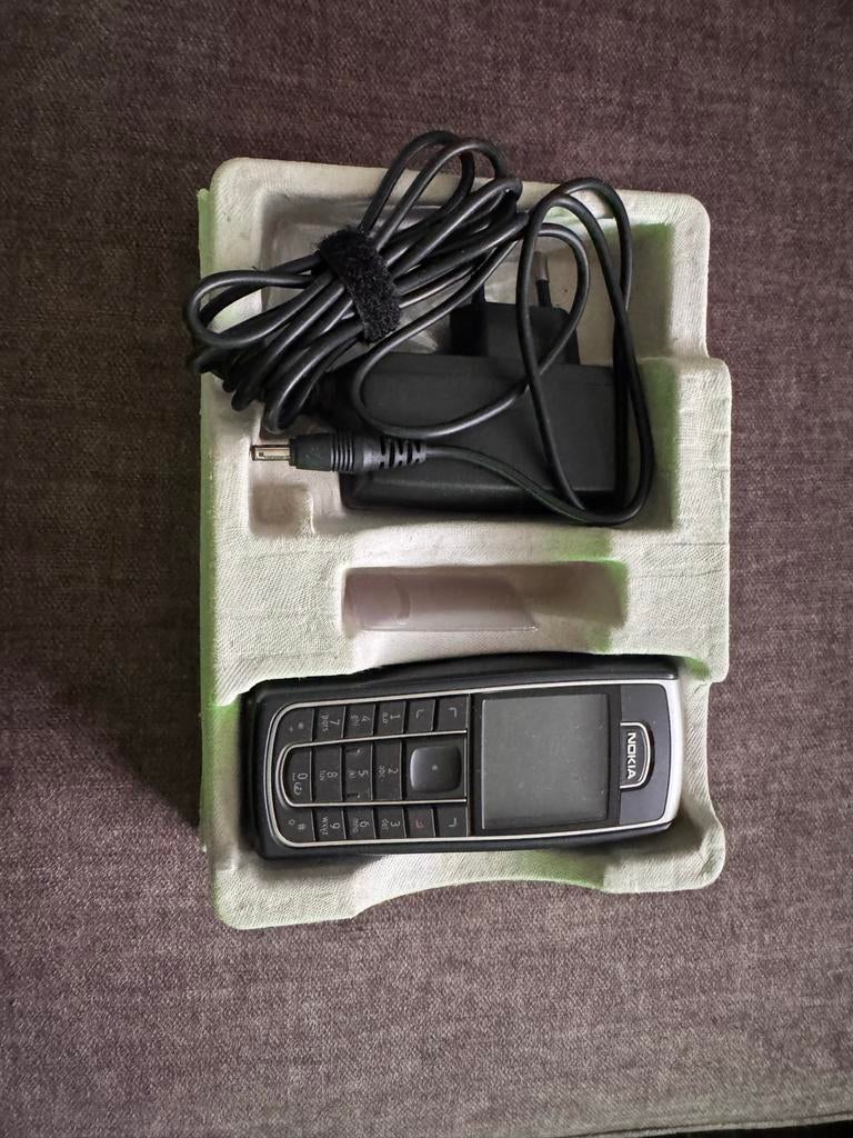 Nokia 6230 met 32Mb MMC kaart, Gebruikt, Zwart, Fysiek toetsenbord, Ophalen of Verzenden