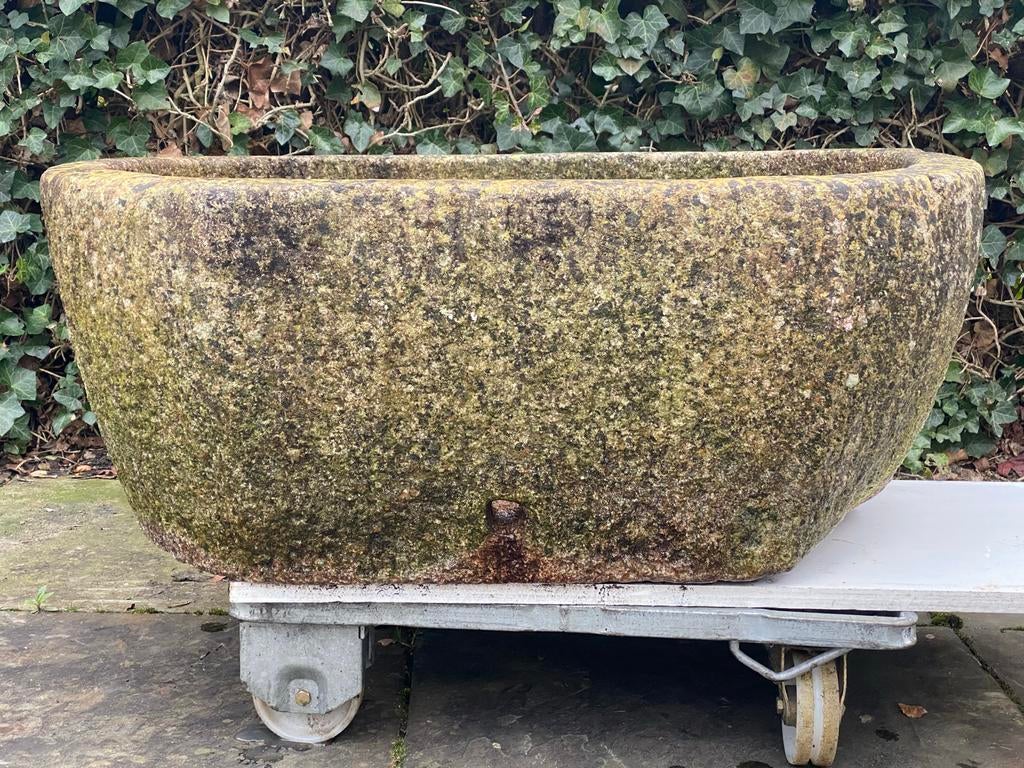Antieke Natuurstenen Trog / Bloembak / Wasbak, Ophalen