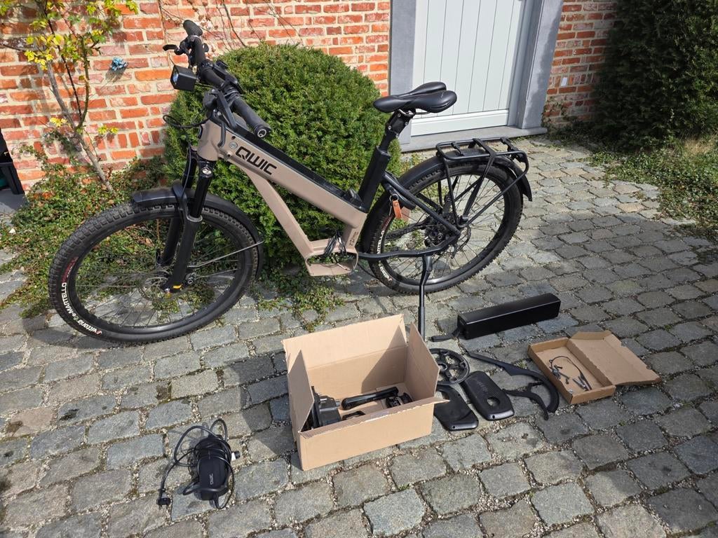 Qwic Atlas - motor stuk., Fietsen en Brommers, Elektrische fietsen, 51 tot 55 cm, Ophalen, Gebruikt
