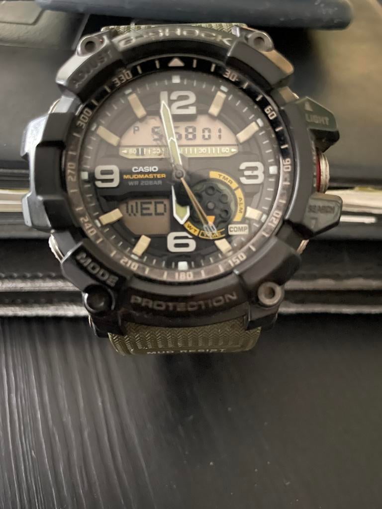 Casio G-Shock Mudmaster GG-1000-1A3JF Heren Horloge, Polshorloge, Kunststof, Ophalen of Verzenden, Zo goed als nieuw