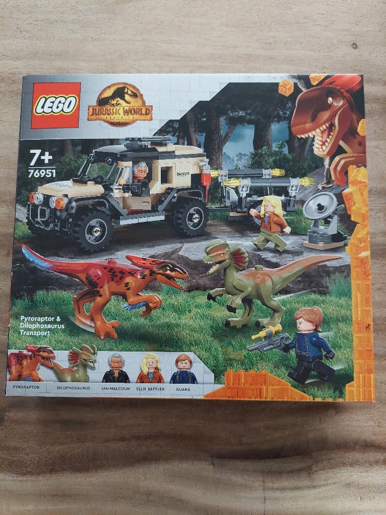 Lego Jurassic World 76951 Pyroraptor & Dilophosaurus, Kinderen en Baby's, Speelgoed | Duplo en Lego, Nieuw, Lego, Complete set