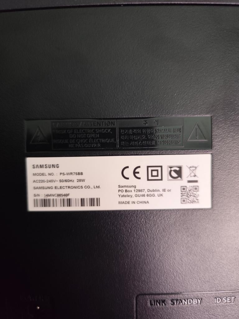 Samsung PS-WR75BB Subwoofer, Ophalen of Verzenden