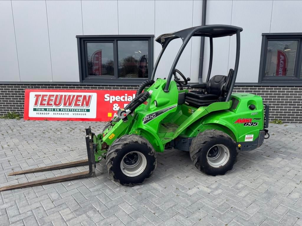 Avant 635 shovel, Zakelijke goederen, Machines en Bouw | Kranen en Graafmachines, Teeuwen Tuinmachines, Verkoop@teeuwentuinmachines.nl