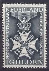 Nederland NVPH nr 839 postfris Militaire Willemsorde 1965, Ophalen of Verzenden, Na 1940, Postfris