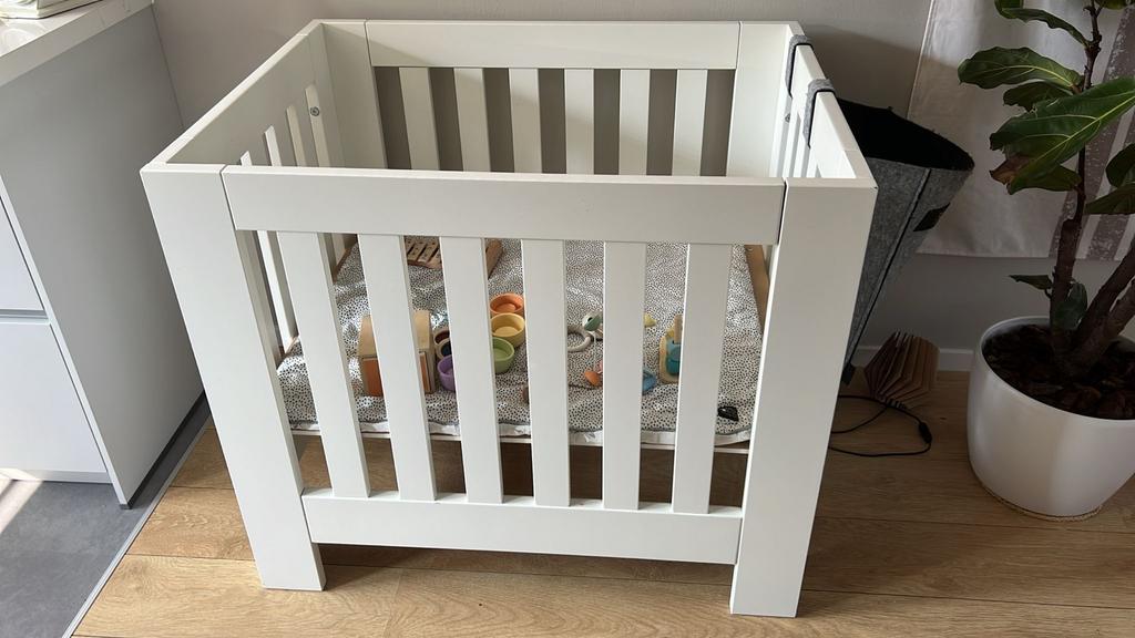 Witte box TWF Luuk Mat Wit, nog netjes, Ophalen, Gebruikt, Vierkant, In hoogte verstelbaar