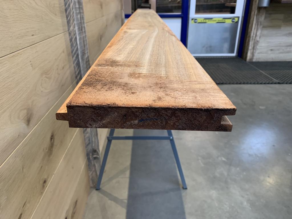 Azobe damwand nieuw 3cm dik damwandplanken  30x180mm, Planken, Nieuw, Ophalen of Verzenden, Hardhout