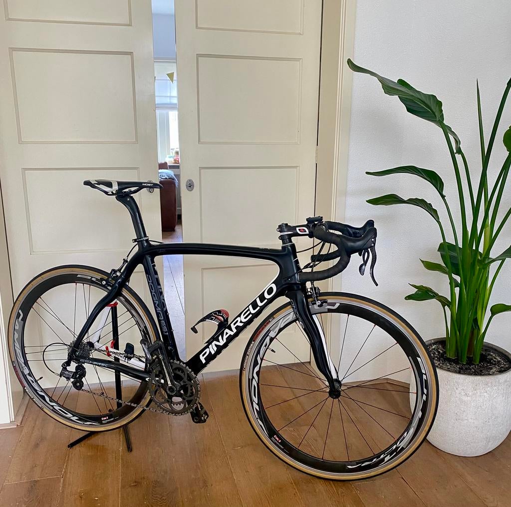 Pinarello Dogma think 2 campagnolo super record, Carbon, Zo goed als nieuw, Meer dan 20 versnellingen, 53 tot 57 cm