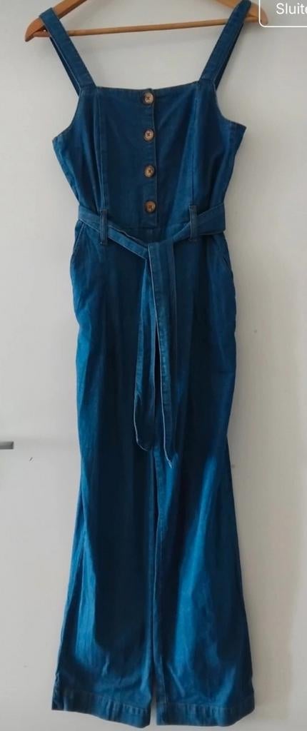 King Louie spijker jumpsuit maat 34, Blauw, Ophalen of Verzenden, Zo goed als nieuw, King Louie