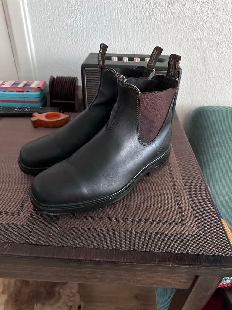 Blundstone boots maat 10 (44) valt ruim, Ophalen of Verzenden, Gedragen, Zwart, Boots