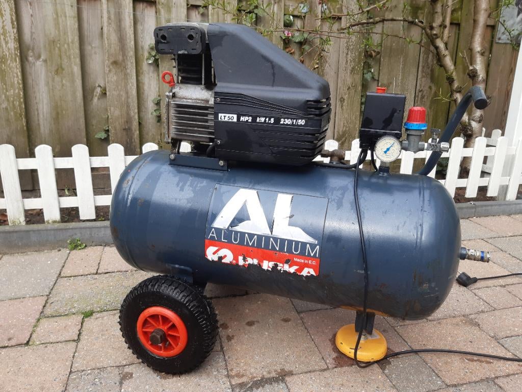 Compressor, Ophalen, Gebruikt, 6 tot 10 bar, Minder dan 200 liter/min