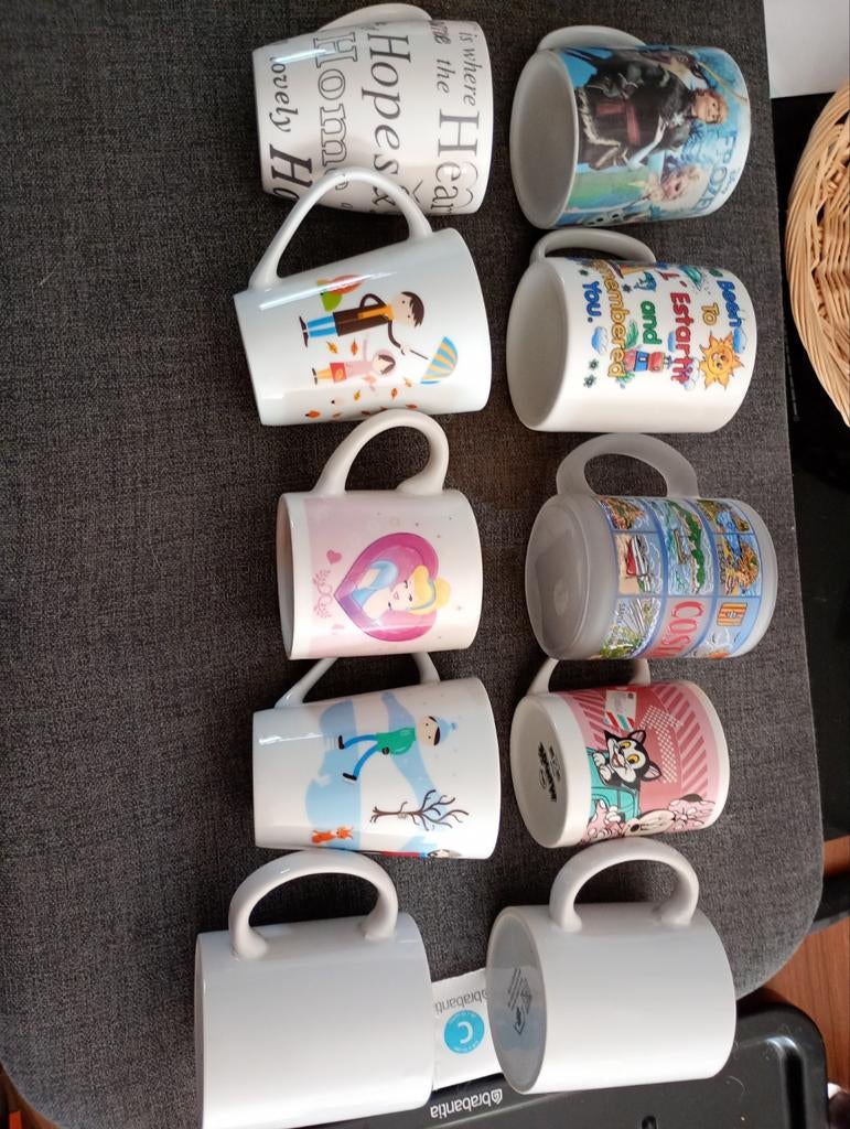 10 mokken, Ophalen, Overige stijlen, Kop(pen) en/of Schotel(s)