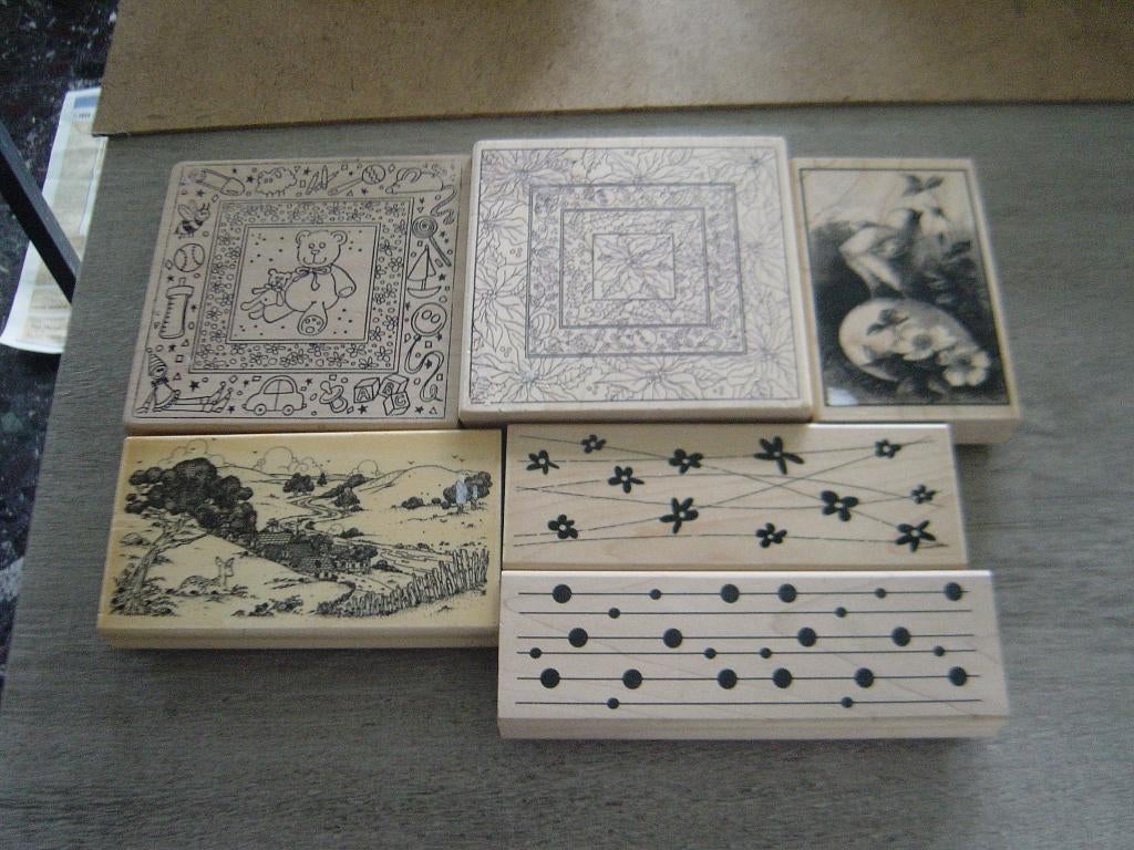 Magentia Houten stempels, Ophalen of Verzenden, Zo goed als nieuw, Houten stempel