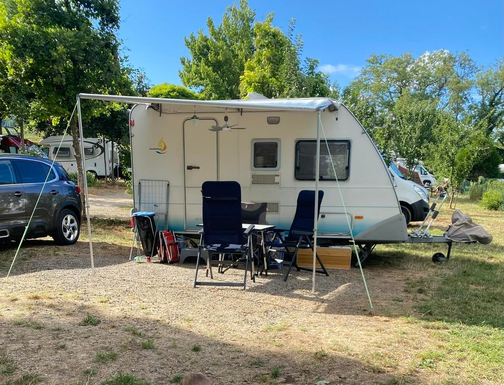 Caravan Eiffelland 395TK 5 persoons met 3-persoonsstapelbed, Caravans en Kamperen, 70 kg, Treinzit, 750 - 1000 kg, Kachel