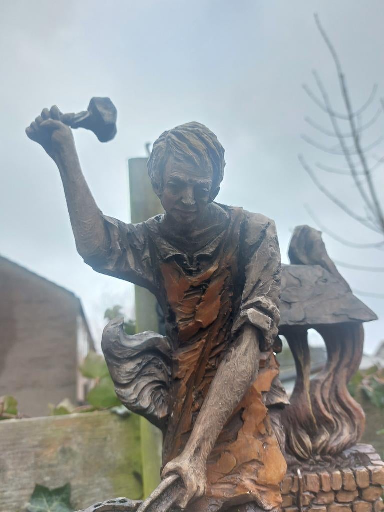 Ambachtsman beeldje - Smederij decoratie, Ophalen of Verzenden