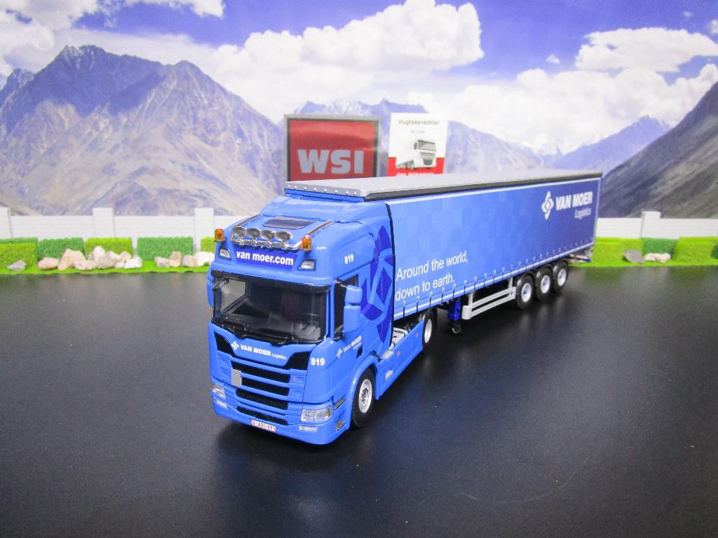 Wsi 01-3834 Van Moer Logistics , Scania R Highline CR20H, Ophalen, Nieuw, Bus of Vrachtwagen, Wsi