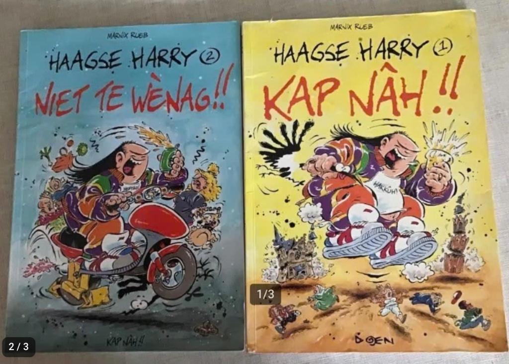 3 uitgaves Haagse Harry door Marnix Rueb, Boeken, Meerdere stripboeken, Ophalen of Verzenden, Gelezen