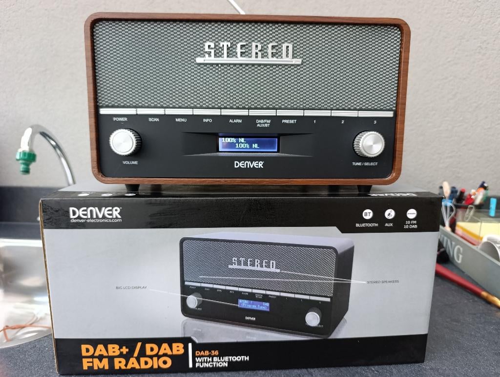 Denver DAB+ radio, Audio, Tv en Foto, Ophalen, Zo goed als nieuw, Radio