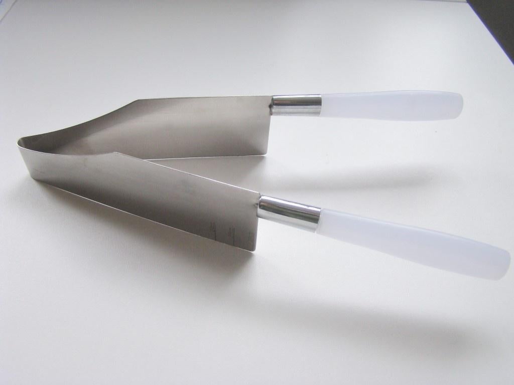 taartsnijder en tang in één, Ophalen of Verzenden, Zo goed als nieuw, Rvs of Chroom, Los bestek