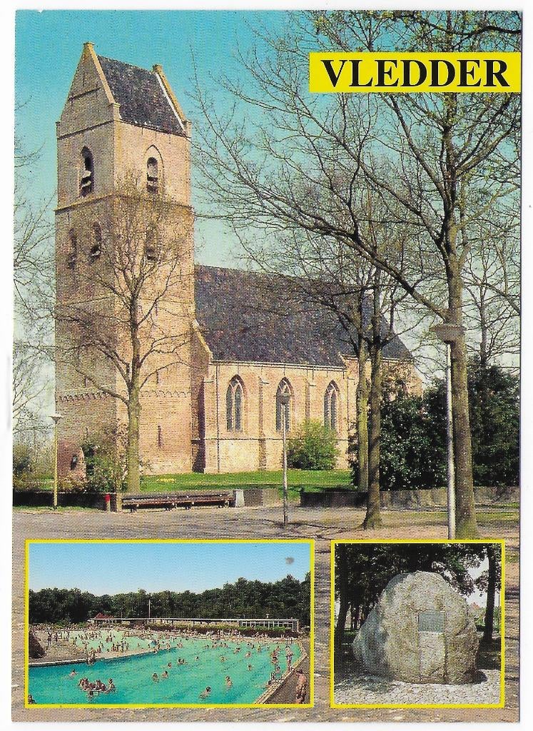 Vledder ongelopen Ansichtkaart ( B4860 ), Ophalen of Verzenden, 1980 tot heden, Gelopen